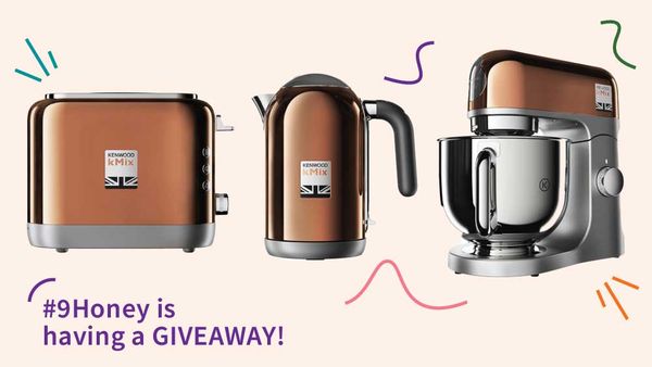 Kenwood three-piece limited edition Rose Gold set