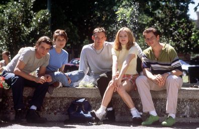 The original Scream cast in 1996 (from left to right): Skeet Ulrich, Neve Campbell, Matthew Lillard Rose McGowan and Jamie Kennedy.
