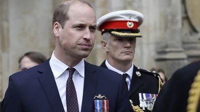 The Duke of Cambridge attended the ceremony in his capacity as Commodore-in-Chief of the Submarine Service.