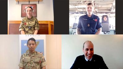 Prince William's Remembrance week video call