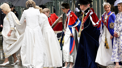 Royal women wearing white