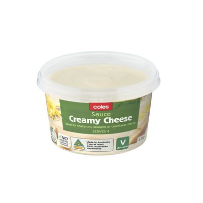 Coles Creamy Cheese Pasta Sauce 425g