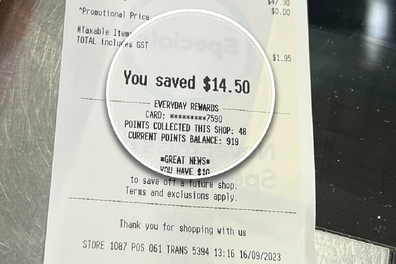 supermarket sleuths receipt feature