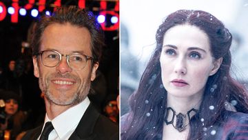 Guy Pearce, 48, and Carice von Houten, 38. (AAP/HBO/Game of Thrones)
