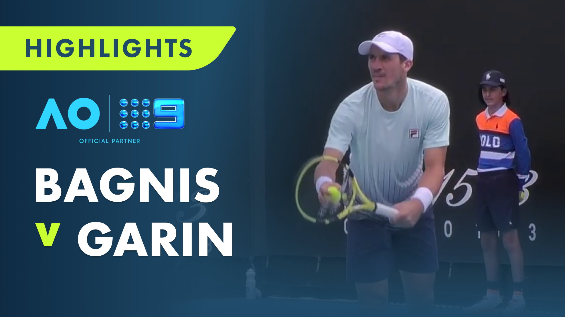 Facundo Bagnis vs Cristian Garin: Australian Open 2022: Australian Open  Tennis Season 2022, Short Video