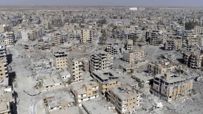 The city of Raqqa  in Syria, where Samantha Sally Elhassani ended up.