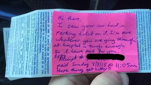Random act of BPay just the ticket for Canberra mother in need