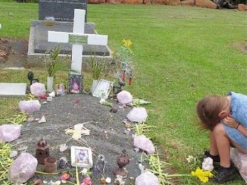 Oliver Tianen's family were unable to afford a grave stone at the Tamborine Mountain cemetery when the schoolboy lost his battle to cancer in 2018