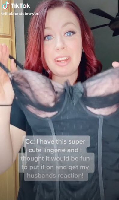 Woman sexy surprise husband TikTok shows there results in her post