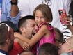 Novak's beautiful moment with daughter after finally winning Olympic gold