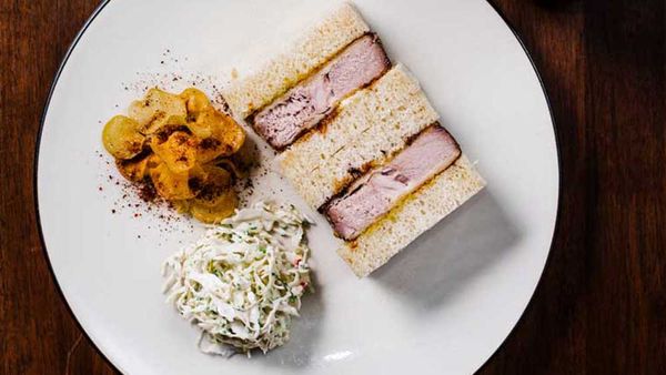 Pork katsu sando