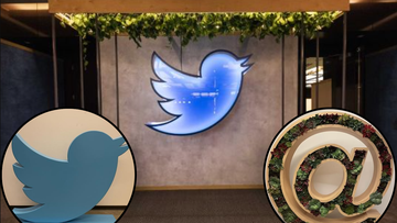 Corporate memorabilia from twitter headquarters