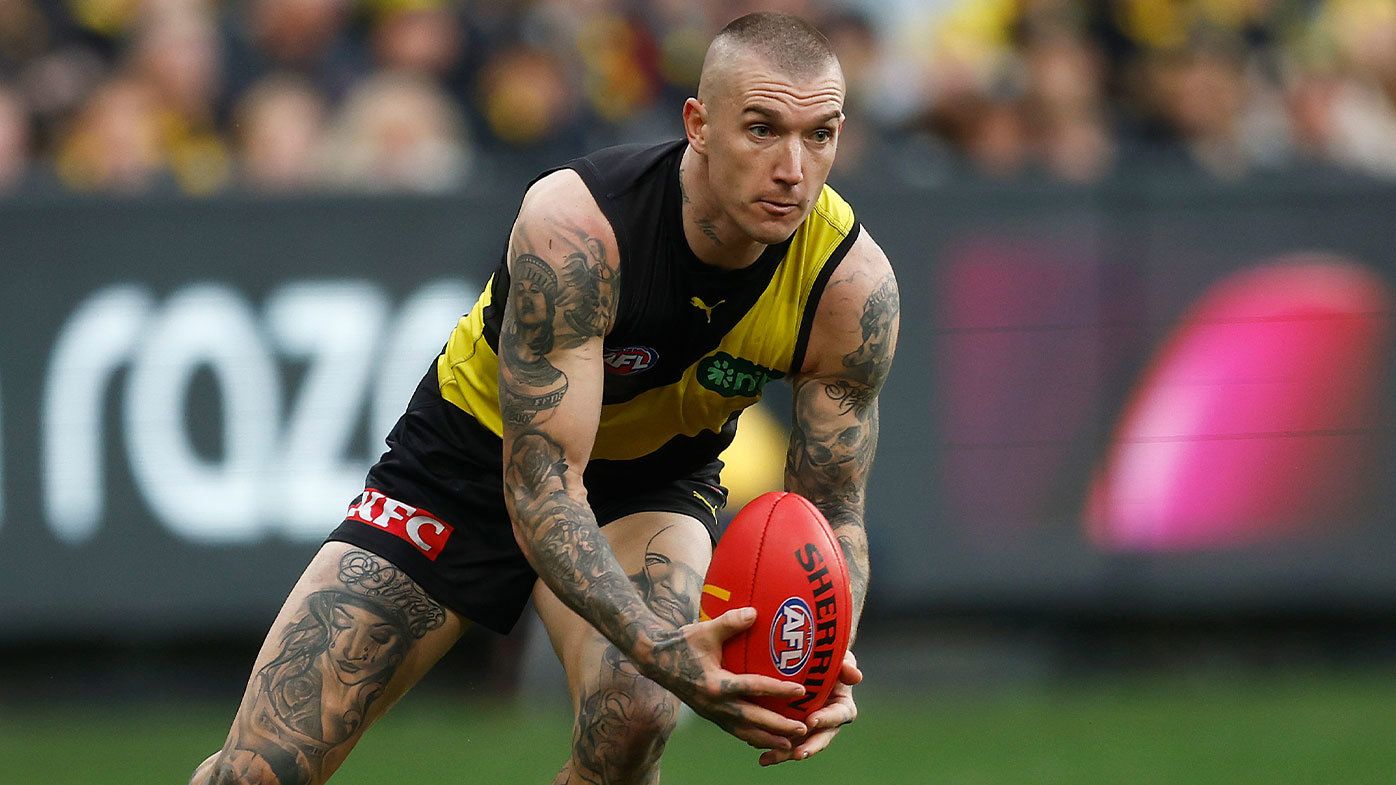 Richmond star Dustin Martin pictured in action during the 2023 season