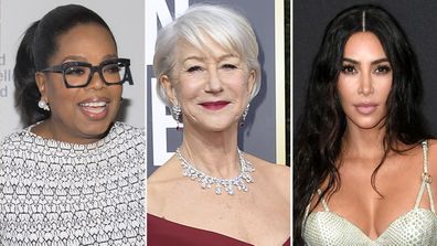 Oprah, Helen Mirren and Kim Kardashian