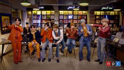 BTS became the latest artists to participate in the at-home series of the stripped-down, more intimate performances featured on NPR
