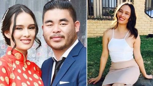 Katherine Hoang, 23 who was just a week away from giving birth died in a crash on September 28 long weekend. Her husband Bronko survived.
