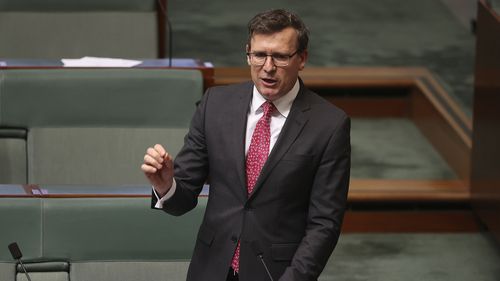 Alan Tudge has strongly denied the allegation that the consensual affair was "abusive".