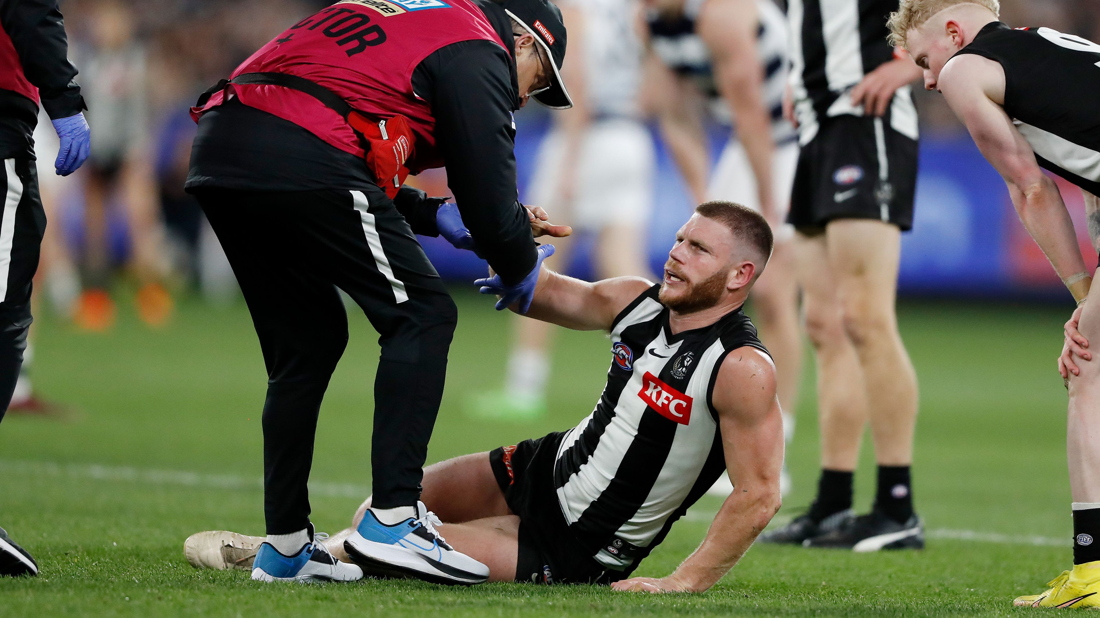 Shattered Collingwood star Taylor Adams reveals beautiful moment with fan after loss