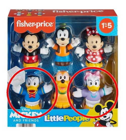 D﻿onald and Daisy duck figures have been recalled by Mattel due to fears their heads could seperate from their body and cause children to choke.