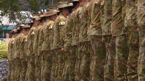 The Australian Army has reportedly enforced a man ban. (9NEWS)