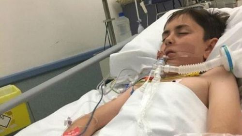 Heartbroken mother reveals young son almost died after taking shots of vodka at school