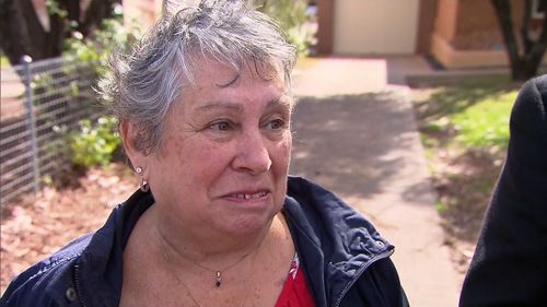 Michelle's mother Loraine Bright outside court.