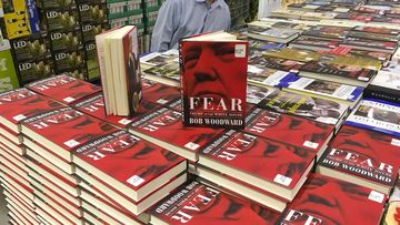 Copies of Bob Woodward's 'Fear' for sale at Costco.