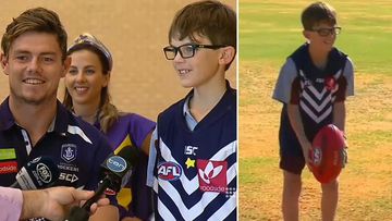 'It's emotional': Boy battling rare disease to play with the Dockers