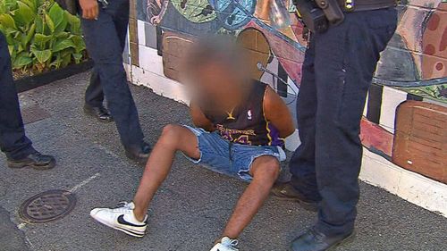 A teenager led police on a chase through Adelaide's main streets after escaping from a patrol car.