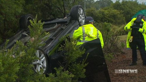 Motorists are being warned to stay off flooded roads. (9NEWS)