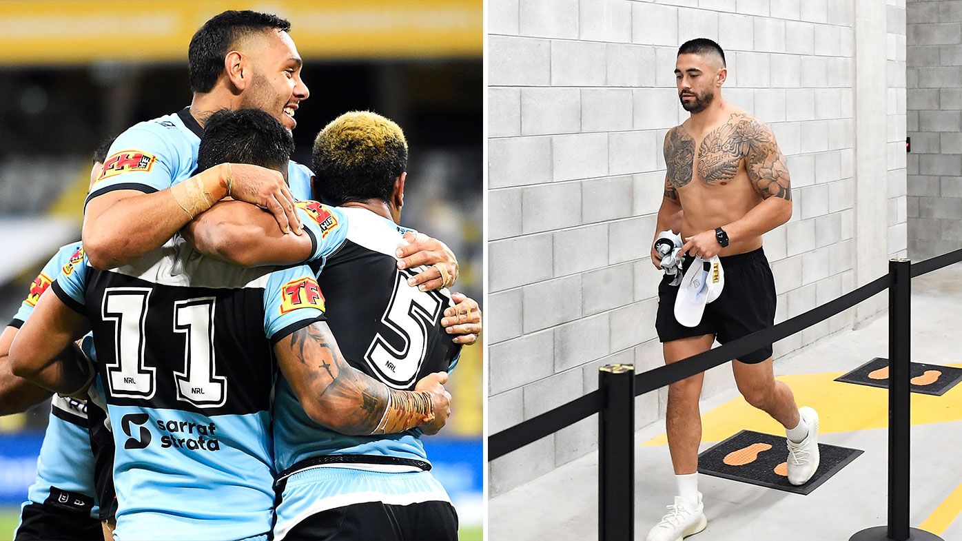 'It might've been a stitch-up': Hot Sharks beat Cowboys in NRL thriller