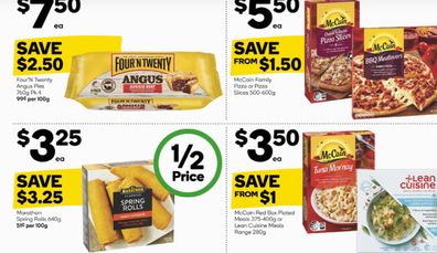 This week at Woolies they have pizza and pies and so many other delicious frozen choices.