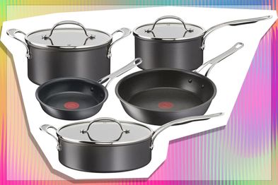 9PR: Jamie Oliver by Tefal Classic Non-Stick Induction 5-Piece Cookware Set