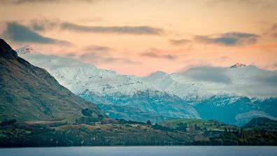 Queenstown New Zealand Vintage Retro Mountain ski Sticker