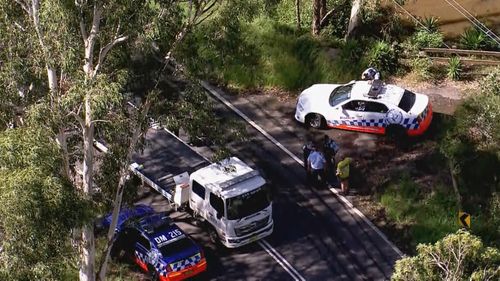 Police found the man's body inside a car in Cattai Creek.