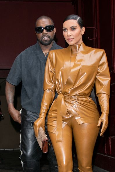 Kim Kardashian, Kanye West, Sunday Service At Theatre Des Bouffes Du Nord, Paris Fashion Week, 2020