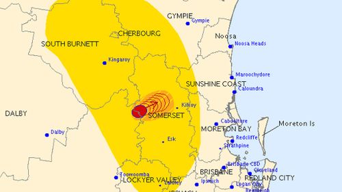 Severe thunderstorm warning issued for south-east Queensland