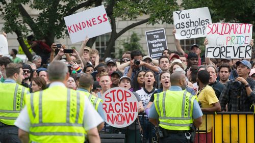 Authorities have promised an enormous police presence to keep both sides apart and avoid the street brawls that broke out last year in downtown Charlottesville.