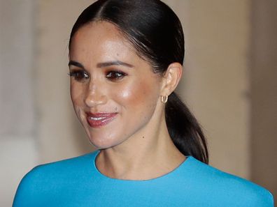 Meghan Markle, the Duchess of Sussex leaves after attending the annual Endeavour Fund Awards in London on March 5, 2020