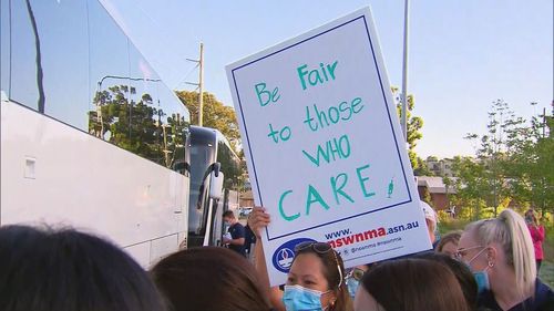 The strike is the first from NSW nurses in 10 years.