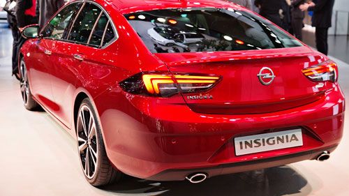 New Opel Insignia, during the 87th International Motor Show in Geneva. (AAP)