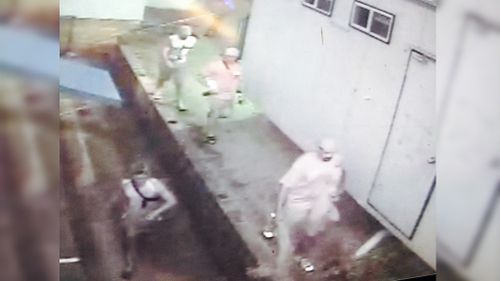 Police hunt men caught on CCTV over Queensland mosque arson