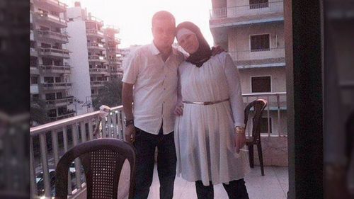 Mohamed Naddaf claims he found his wife injured and nursed her for five days before she died.