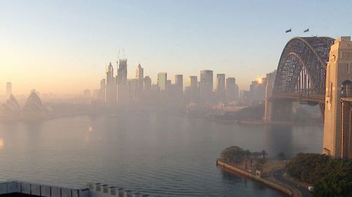 The air in Sydney was rated worse than Shanghai this morning and among the worst in the world.