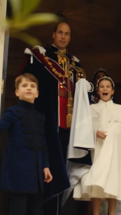 The Wales family shares behind-the-scenes footage of coronation day.