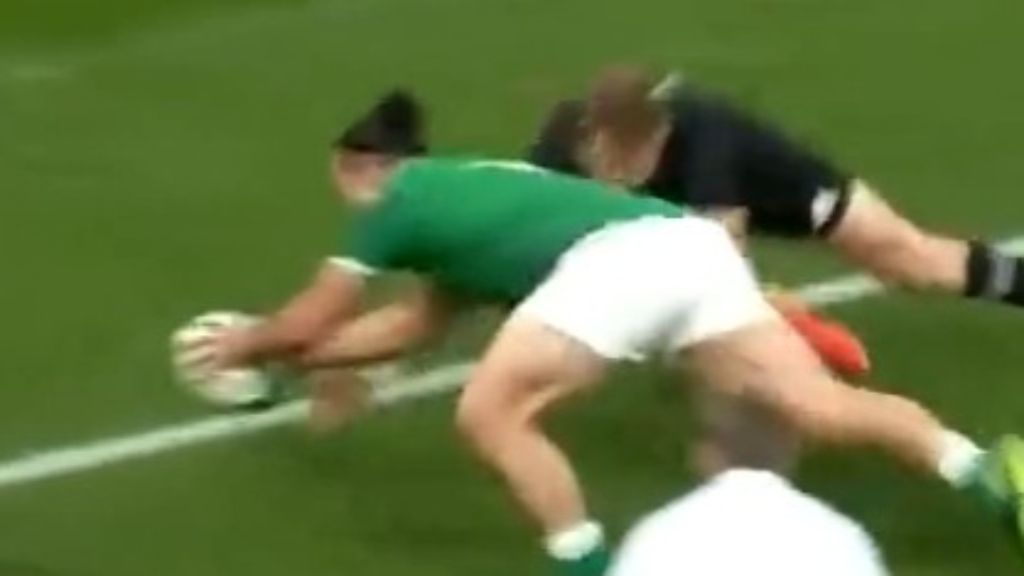 Ireland stun All Blacks 29-20 at Lansdowne Road in just third ever win over New Zealand
