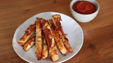 Domino's leftover pizza 'chips'.