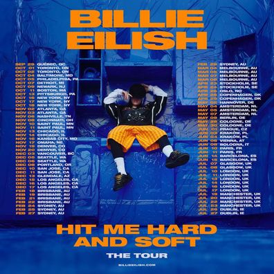 Billie Eilish Hit Me Hard And Soft tour