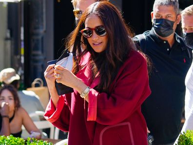 NEW YORK, NEW YORK - SEPTEMBER 24: Meghan, Duchess of Sussex and Prince Harry, Duke of Sussex are seen at Melba in Harlem on September 24, 2021 in New York City. (Photo by Gotham/GC Images)