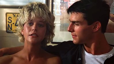 Meg Ryan, Tom Cruise in Top Gun